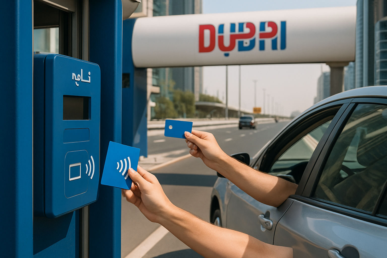 Motorists using contactless payment for Dubai toll roads